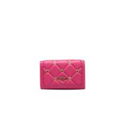 Crossbody Chain Tas met Logo Voorkant Love Moschino , Pink , Dames