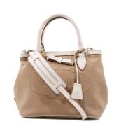 Pre-owned Canvas handbags Prada Vintage , Beige , Dames