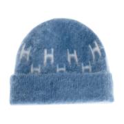 Blauwe Asta Beanie Accessoires Hoed Hést , Blue , Dames