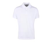 Katoen Elastaan T-shirt Bikkembergs , White , Heren