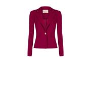 Aansluitend Blazer Jas Herfst Winter 2024/25 Rinascimento , Red , Dame...