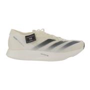 Mesh Sneakers Ronde Neus Vetersluiting Y-3 , White , Dames