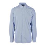 Elegante Shirt met Stretchstof Xacus , Blue , Heren