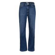 Retro-chique wijde pijp jeans DNM Pure , Blue , Dames