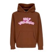 Jaar Hood Sepia Langemouw Hoodie Obey , Brown , Dames