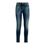 Skinny Jeans voor Vrouwen Liu Jo , Blue , Dames