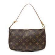 Pre-owned Canvas louis-vuitton-bags Louis Vuitton Vintage , Brown , Da...