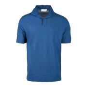 Katoenen Polo Shirt Filippo De Laurentiis , Blue , Heren