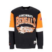 Cincinnati Bengals NFL Crewneck Sweatshirt Mitchell & Ness , Multicolo...