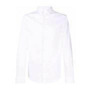 Wit Logodetail Klassiek Overhemd Emporio Armani , White , Heren