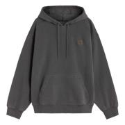 Oversized Hoodie Carhartt Wip , Gray , Heren