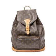 Pre-owned Canvas backpacks Louis Vuitton Vintage , Brown , Dames