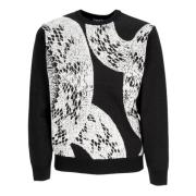 Zwarte Jumper met Boa Stijl Iuter , Black , Heren