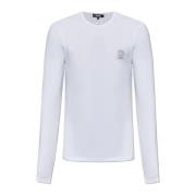 T-shirt met logo Versace , White , Heren