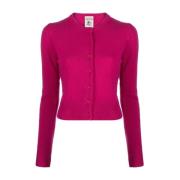 Fuchsia Sweater Collectie Semicouture , Pink , Dames