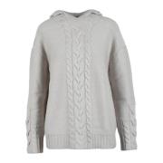 Wol Kasjmier Gebreide Trui Max Mara , Gray , Dames