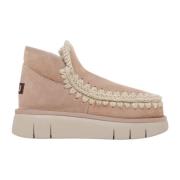 Shearling Bounce Sneakers Beige Mou , Brown , Dames