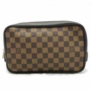 Pre-owned Canvas pouches Louis Vuitton Vintage , Brown , Dames