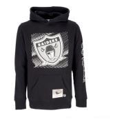 Oakland Raiders NFL Big Face Hoodie Mitchell & Ness , Black , Heren