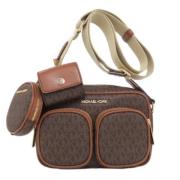 Pre-owned Canvas shoulder-bags Michael Kors Pre-owned , Brown , Dames