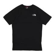 Logo Tee Zwart/Summit Goud Korte Mouw The North Face , Black , Heren