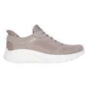 Slip-Ins: Bobs Sport Squad Sneakers Skechers , Beige , Dames