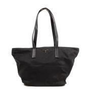 Pre-owned Nylon shoulder-bags Prada Vintage , Black , Dames