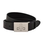 Leren Riem Vivienne Westwood , Black , Dames