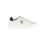 Witte vetersneakers met gerecycled polyester Calvin Klein , White , He...