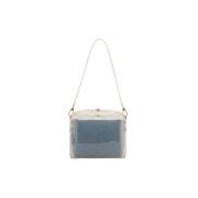 Cassetta Cristal | Trotteur jean/gold Pourchet Paris , Blue , Dames