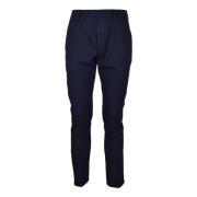 Katoen Elastaan Broek Dondup , Blue , Heren