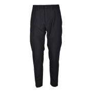 Elegante Wollen Broek Department Five , Black , Heren