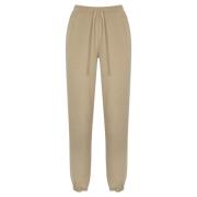 Elastische taille wollen broek Max Mara Weekend , Beige , Dames