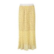 Skirts Semicouture , Yellow , Dames