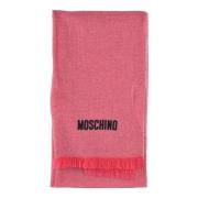 Kasjmier Sjaal Moschino , Pink , Dames