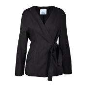 Donkerbruine Blazer voor Dames Erika Cavallini , Brown , Dames