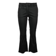 Katoenmix Stretchbroek Mason's , Black , Dames