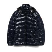 Blauwe Winterjassen voor Mannen Save The Duck , Blue , Heren