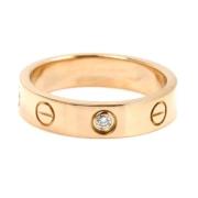 Pre-owned Rose Gold rings Cartier Vintage , Yellow , Dames