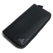 Pre-owned Leather wallets Prada Vintage , Black , Dames