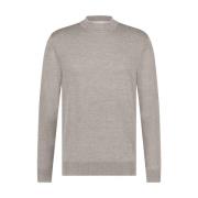 Bessen Mockneck Pullover Merino Born With Appetite , Beige , Heren