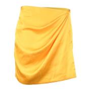 Elegante Polyester Elastaan Jurk Nineminutes , Yellow , Dames