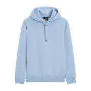 Oversized Hoodie met Sportieve Details Cinque , Blue , Heren