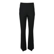 Elastaan Polyester Broek Liu Jo , Black , Dames