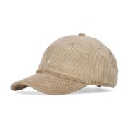 Gebogen klep pet met geborduurd logo Carhartt Wip , Beige , Heren