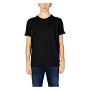 Katoenen Heren T-shirt en Polo Moschino , Black , Heren