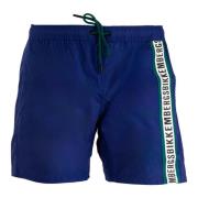 Medium Boardshort elegant stijl kostuum Bikkembergs , Blue , Heren