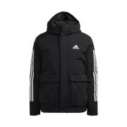 Utilitas Foundation Jas - Thiin Gevuld Adidas , Black , Heren