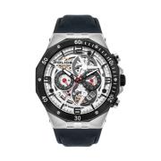 Zwarte Heren Quartz Analoog Horloge Police , Black , Heren