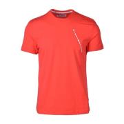 Stijlvolle Katoenen T-Shirt Collectie Bikkembergs , Red , Heren